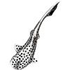 Kiss of Leather Ciondolo a forma di squalo balena in argento sterling 925, n. 389