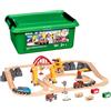 Brio World - Set Deluxe Ferrovia E Trasporto Merci | Giochi Legno 3 Anni | Pista Trenino Legno | Treno Brio | Regalo Bambino 3 Anni | Idee Regalo
