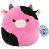Squishmallows SQCR07676 - Peluche ufficiale Jazwares Pollyanna la mucca, 30 cm