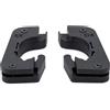 Generico Coppia Ganci Cappelliera Rinforzati per FIAT 500x (SX DX) - Set 2 Pezzi Stampati in 3D con Viti Incluse - Molto più Robusti e Spessi degli Originali, Neri, Anti-rottura