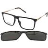 Pierre Cardin P.C. 6286/C 807 | Occhiali da Vista Graduati | Prova Online | Plastica | Quadrati | Nero | Adrialenti