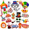 Yuccer 30 Pezzi Photo Booth Carnevale Gadget Carnevale Divertenti