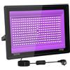 Tkdaksy 300W Faretto UV LED, IP66 Impermeabile Luce Nera UV, 395-400nm LED Luce Nera, Lampada uv Con Interruttore per Halloween, Pittura Del Corpo, Poster Fluorescente, Bar, Acquario, Festa Al Neon