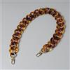 KMERCE Catene da donna in acrilico leopardo, tracolla larga per borsetta, tracolla grande con manico di ricambio per borsa, larghezza 3,5 cm, lunghezza 60 cm