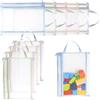 GZRXIOUS A4 10PCS Sacchetti colorati per riporre i giocattoli, sacchetti portatili