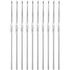 QUARKZMAN Uncinetto Uncino Acciaio Inox Acciaio 0,9mm Ferri Maglia Ferri da Uncinetto per Filati Fai Da Te Filato Artigianale, 10pz