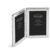 Edzard Pavia - Cornice portafoto Doppia, placcata in Argento antiossidante, per 2 Foto da 10 x 15 cm, Hochformat