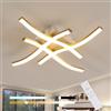 Tealight Moderna Plafoniera LED 28W Dimmerabile Oro 3000K-6500K Rotonda Design