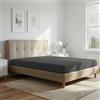 Pizuna Linens Pizuna Lenzuolo angoli 100% Cotone 160x200 cm Grigio 400 fili trama sateen | Lenzuolo con angoli 100% cotone a fiocco lungo, raso, 160x200 cm, colore Grigio Scuro, 400 fili, tasca profonda 40cm