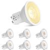 ChangM lampadine LED GU10, 8W 2700K bianco neutro, 720 lumen, lunga durata, basso consumo, adatte per illuminazione a binario e case da incasso, non dimmerabile 6 Pack