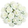 Kesote 50 teste di fiori artificiali, per matrimoni, feste, fai da te (Ø 4 cm, giallo chiaro)