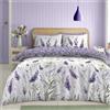 GC GAVENO CAVAILIA Set di biancheria da letto matrimoniale con motivo floreale (200 x 200 cm), copripiumino reversibile con federe, traspirante, per letto matrimoniale, lavanda