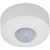 Zarivy Sensore di movimento IP20, bianco, compatto (4 x 8 x 8 cm) e con un raggio di rilevamento di 360°. Ideale per spazi fino a 6 metri. Sicurezza e comfort nella tua casa.