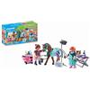 PLAYMOBIL Country 71241 Veterinaria del maneggio, Cavallo e Macchina a Raggi X Mobile per maneggio, Giocattolo per Bambini dai 4 Anni in su