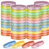 LIAILA Set di 48 braccialetti motivazionali, con diverse frasi motivazionali, adatti a studenti, bambini, adolescenti e colleghi, come regalo per feste, set di decorazioni in silicone.
