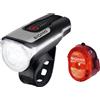 SIGMA SPORT LUCE AURA 80 FL ANTERIORE+POSTERIORE NUGGET II Luci bici