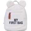 Childhome My First Bag Zaino Bambini Teddy Off White