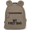 Childhome My First Bag Zaino Bambini Canvas Kaki