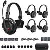 SYNCO XTalk X5 Sistema interfonico con cuffie senza fili a 2,4 GHz Design del dispositivo master casuale per le riprese cinematografiche e le performance sul palco degli spettacoli dal vivo (5PCS)
