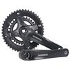 SHIMANO - Guarnitura TY501 46/30, 175 mm, FCTY501, a 4 punte, 7/8 velocità, senza KSS (1 set), colore: Nero