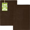 Utopia Towels, tappetini per il bagno, di lusso, in cotone pettinato, 53 x 86 cm Dark Brown