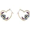 Disney Orecchini Huggie a Cuore Stitch Love