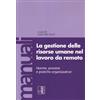 Edizioni Lavoro La gestione delle risorse umane nel lavoro da remoto