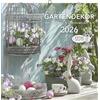 Alpha Edition - Calendario decorativo da giardino 2026 - Calendario opuscolo 30 × 30 cm, aperto 30 × 60 cm con 12 decorazioni da giardino, ... & amanti delle piante: giardino e decorazione
