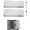 Daikin CONDIZIONATORE DAIKIN DUAL SPLIT PERFERA ALL SEASONS 7000+7000 BTU WIFI INVERTER 3MXM52A A+++