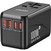 LENCENT GaN3 100W Adattatore da Viaggio Universale, Presa Caricatore