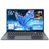 KeeUiU 16 Notebook Core i5 8210Y (fino a 3.6 GHz) 16GB RAM 512GB SSD Laptop Display IPS Tastiera Numerica Retroilluminata RJ45 USB 3.0 HDMI BT 5.0 - PC Portatile per Multitasking e Mobilità