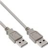 InLine 19881 Cavo USB 2.0, Type A, Maschio/Maschio, 2 m, Beige