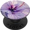 Hibiscus Island Flower Girls Design Viola Isola Ibisco Ragazza Fiori Viola Chiaro PopSockets PopGrip Adesivo