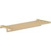 hansgrohe AddStoris - Portasciugamani bagno con porta asciugamano, portasciugamani per montaggio a parete, fissaggio nascosto, accessori bagno, bronzo spazzolato, 41751140