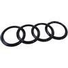 Audi 80A853742At94 Blackline Black Edition - Logo adesivo, colore nero lucido