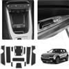 LUWU Compatibili con Jeep Avenger 2023 2024 2025 2026 Tappetini in Gomma Console Centrale, Portabicchieri, Portiere Tappetino di Stoccaggio Anti-polvere Avenger EV Hybrid Accessori (Bianco 11 Pcs)