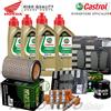 CASTROL - HIFLO - NGK - BRAKING Tagliando HONDA CBF 600 N-S / ABS 2004-2007 Kit Olio Castrol 10W40 4T Completo