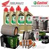 CASTROL - HIFLO - NGK - FERODO Tagliando HONDA CBF 600 N-S / ABS 2004-2007 Kit Olio Castrol 10W40 4T Completo