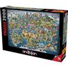N/A Anatolian il puzzle del mondo Puzzle da 3000 pezzi, dai 4 anni in su