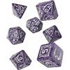 Starfinder Q Workshop Ufficiale Starfinder Devastation Ark Nebula e dadi bianchi Set di 7
