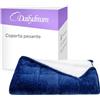 Dailydream Therapy, coperta ponderata in soffice pile, 4,5 kg, per adulti, 135 x 200 cm, colore: blu