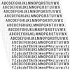 Alfabeto Adesivi ABC 309/2 - Lettere Blu Lucido Alte 2cm - Pellicola Trasferimento Inclusa - 4