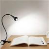 Gsycle Lampada Da Lettura A Led Usb A Collo Di Cigno, Lampada Da Scrivania A Led Con Morsetto Lampada Da Tavolo Portatile Per Computer Con Clip Lampada Da Tavolo Per Ufficio Domestico, Lettura (Nero)