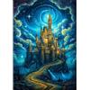 EOBROMD 5D Diamond Painting Kit Completo Castello, Cielo Stellato Pittura Diamante FAI DA TE, Diamond Painting Adulti, Strass Ricamo a Punto Croce Painting per Decorazione Casa 30x40cm