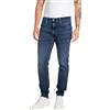 Replay Anbass Touch Jeans, 007 Blu Scuro, 33W x 30L Uomo