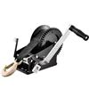Verricello Manuale 3500lbs Argano per Barca Carrello Rimorchio Cinghia 10m Hook