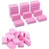 JJiaoLinin Buffer per Unghie,50 Pezzi Levigatura File Strumento Buffer Blocco a Doppia Faccia 100/180 Lime Unghie Professionali Tamponi Per Manicure e Lucidatura Delle Unghie