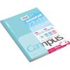 KOKUYO Campus Flat Feels Good Notebooks, Semi-B5 (7 x 9.9), 7 mm Ruled (Dotted), 30 Sheets, 30 Lines, Pack of 3, Assorted Colors (Blue/Green/Peach)