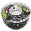 GEFU 28150 - Centrifuga per insalata Speedwing con colino per l'acqua e un'insalatiera, centrifuga delicata