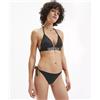 Calvin Klein Slip Bikini Con Laccetti - Intense Power Nero Donna